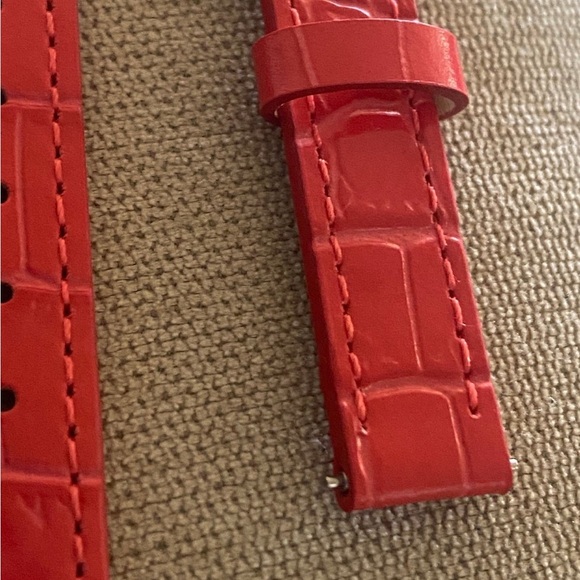 BRISTON-Watch Band-Red Alligator texture&Blue-NEW WITH TAGS-Bundle of 2 - Picture 4 of 10
